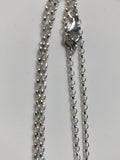 Sterling Silver Tennis Racquet Necklace: Sports Jewelry Gift