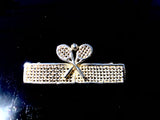 Tennis Racquet Pin: Sports Jewelry Gift