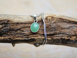 Oval Jade Sterling Silver Pendant Necklace • Handmade Gemstone Jewelry
