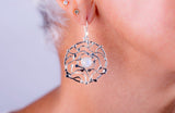 Moonstone drop earrings, stone of New beginnings, September birthstone