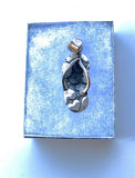 Flip Flop necklace, silver