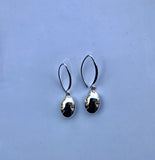 Handmade drop earrings,  Sterling silver,  unique tailored  design, classy gift for her