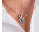Sterling Silver Free Spirit Pendant, Chester Allen Design