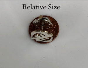 Gye Nyame tie tack,  Sterling silver pin, Adinkra symbol, handmade gift for him or her,African,Cultural conscious jewelry