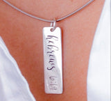 Bible verse necklace, Hebrew 6:19, hope anchors the Soul. Christian message gift.
