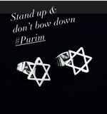 Star of David Ring: Minimalist Silver Jewelry, Rosh Hashanah gift