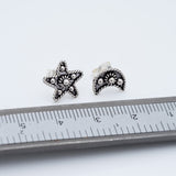 Star Moon earrings, Celestial Gift