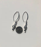 Music necklace, treble clef necklace, handmade, sterling silver, great gift for music teacher, music student and music lover