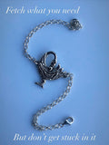 Bird link bracelet, Silver Sankofa jewelry, Gift for learning from the past, mothering