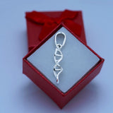 DNA pendant, Double Helix necklace, Science inspired handmade jewelry gift