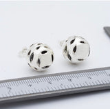 Geometric Ball Earrings: Everyday Fun Design