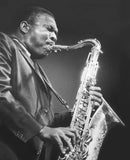 Saxophonist gift, Sterling silver saxophone necklace