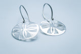 Sterling silver earrings, sacred geometric jewelry, gift for her