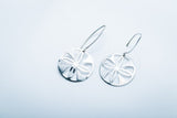 Sterling silver earrings, sacred geometric jewelry, gift for her