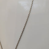 Sterling Silver Heart Lariat Necklace: Handmade Y Necklace