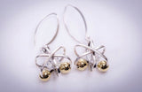 Science necklace Benzene (Carbon) molecule, gift for her