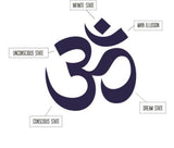 Sterling Silver Om Pendant: Yoga Meditation Jewelry Gift