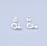 Male Female symbol earrings, Gender fluidity, CIS stud earrings, small silver earring