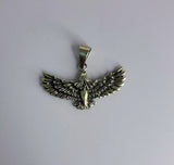 Silver Eagle necklace, sterling silver, bird of prey, handmade jewelry,  gift for him