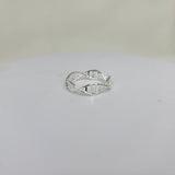 Sterling Silver DNA Ring: Handmade Science Jewelry Gift