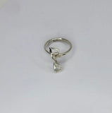Handmade Sterling Silver DNA Helix Ring: Science Jewelry Gift