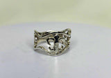 Fleur de lis ring, sterling silver, Louisiana jewelry,  New Orleans gift,  Louisville symbol, game day jewelry, Canada,France, ready to ship