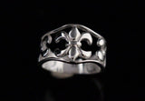 Fleur de Lis Sterling Silver Ring - New Orleans, Louisiana Jewelry