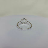 Star of David Ring: Minimalist Silver Jewelry, Rosh Hashanah gift