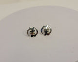 Handmade Gye Nyame Post Earrings: Adinkra Symbol, Afrocentric Jewelry