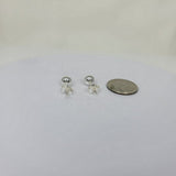 Dainty Sterling Silver Ball Stud Earrings - 4mm