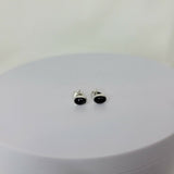 Genuine sapphire studs, September birthstone earrings, birthday gift idea