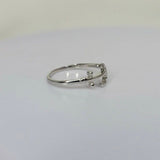 Dainty Sterling Silver Anchor Ring: Minimalist Mariner Jewelry