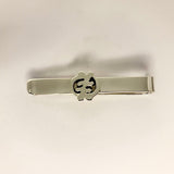 Sterling silver tie bar, Gye Nyame mens gift