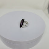 Amethyst ring, sterling silver ring size 6, February birthstone, 6th wedding anniversary gift, handmade jewelry, Mothers Day Gift
