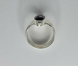 Amethyst ring, sterling silver ring size 6, February birthstone, 6th wedding anniversary gift, handmade jewelry, Mothers Day Gift
