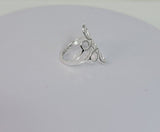 Silver Infinity ring, symbol for love, simplicity, balance, jewelry for eternal life, math, physics, spiritual gift