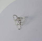 Silver Infinity ring, symbol for love, simplicity, balance, jewelry for eternal life, math, physics, spiritual gift