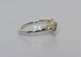 Cross ring, sterling silver, minimalist jewelry