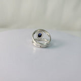 Handmade Sterling Silver Sapphire Ring: September Birthstone