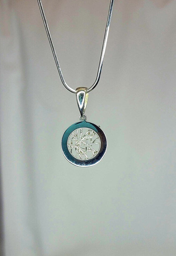 Handmade necklace, gift for healing and finding balance, New Orleans jewelry, Chester Allen, Series, Storm within Pendant