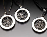 Silver Necklace & Earring Set, meaningful gift for her, present for someone going thru challenges, jewelry for finding balance