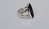 Handmade Amethyst Sterling Silver Ring - February Birthstone