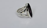 Amethyst ring, sterling silver ring size 6, February birthstone, 6th wedding anniversary gift, handmade jewelry, Mothers Day Gift