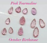 October birthstone, Pink tourmaline ring set in twisted sterling silver, breast cancer awareness month, Stone of love, and mental healing