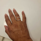 Sterling x ring, crisscross silver ring, versatile, conversation piece, paths cross ring, thumb ring