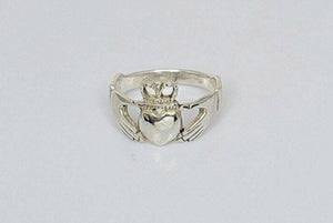 Claddagh ring, sterling promise ring, minimalist jewelry, Mothers Day Gift