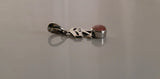 Sterling Silver Eye of Horus Pendant: Pink Topaz Amulet of Protection