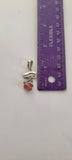 Sterling Silver Eye of Horus Pendant: Pink Topaz Amulet of Protection