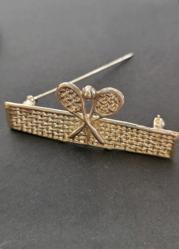 Tennis Racquet Pin, best gift for tennis lover, tennis player jewelry, tennis pin, gift for gf,sports bday gift