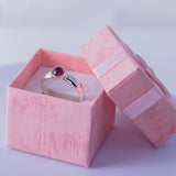 Pink tourmaline ring, sterling silver, Stone of love, and mental healing